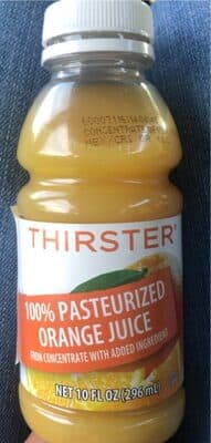 Pasteurized Orange Juice