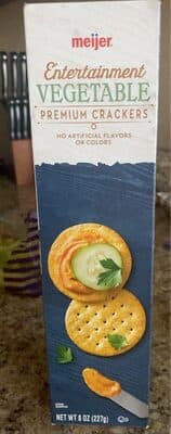 Entertainment vegetables premium crackers