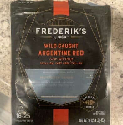 Wild Caught Argentine Red Eaw Shrimp