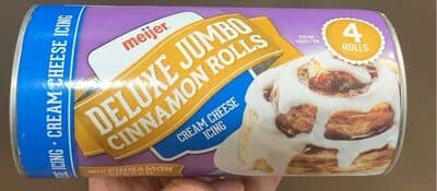 Deluxe Jumbo cinnamon rolls
