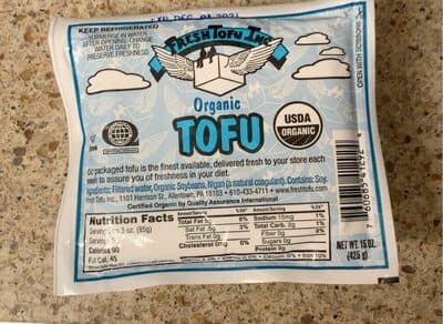 Organic tofu