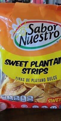 Sweet Plantain strips