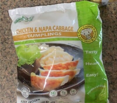 Chicken Nappa Cabbage Dumplings