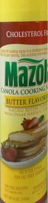 Mazola Canola Cooking Spray, Butter