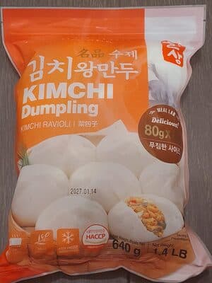 Kimchi Dumplings