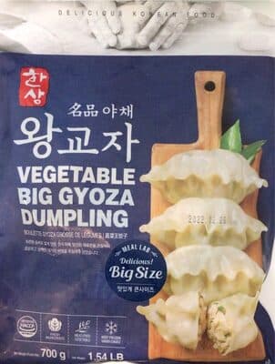 Vegetable big gyoza dumpling