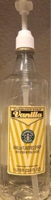 Vanilla Flavored Syrup