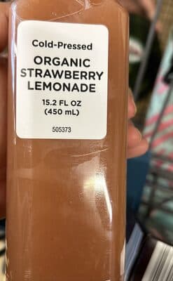 Cold Pressed Strawberry Lemonade