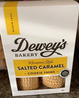 Moravian Style Cookie Thins, Salted Caramel