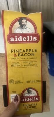 Pineapple & Bacon Smoked Chicken Sausage
