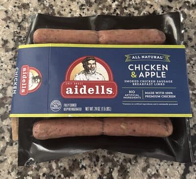 Chicken & Apple Smoked Chicken Sausage Breakfast Links
