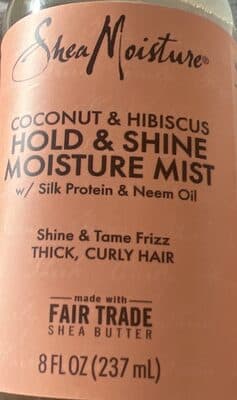 Shea Moisture Hold & Shine Coconut & Hibiscus Moisture Mist