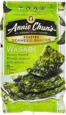 Savory Roasted Korean Seaweed With Wasabi