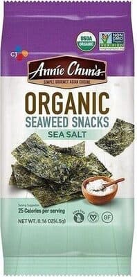Organic Seaweed Snacks Sea Salt