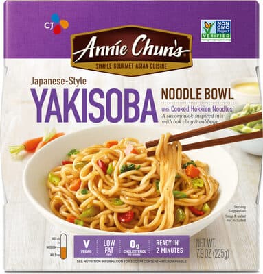 Japanese-Style Yakisoba with Cooked Hokkien Noodles a Savory Wok-Inspired Mix with Bok Choy & Cabbage Noodle Bowl