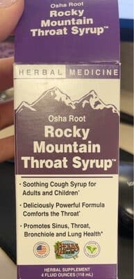 Rocky Mountain Throat Syrup