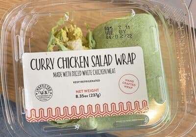 Curry Chicken Salad Wrap