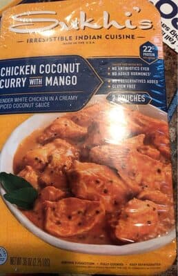 Chicken Coconut Curry With Mango