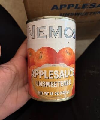Unsweetened Applesauce