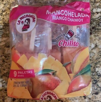 Mango Chamoy Frozen Fruit Bars