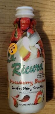 Strawberry Banana Lowfat Dairy Smoothie