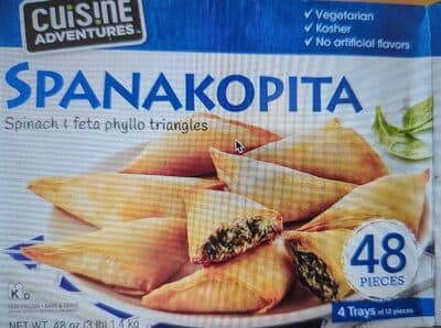 Spanakopita Spinach & Feta Phyllo Triangles