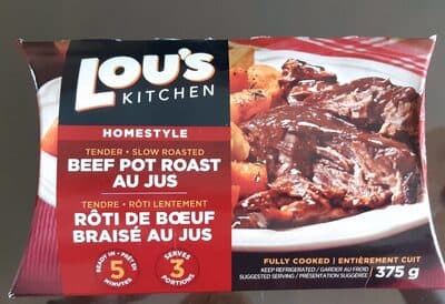 Beef Pot Roast Au Jus