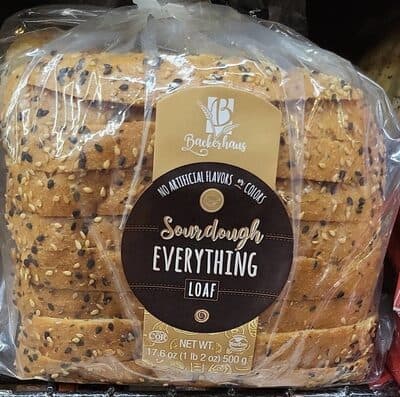 Sourdough Everything Loaf