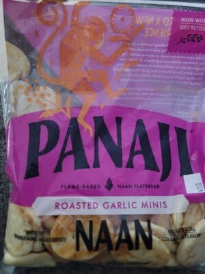 Roasted Garlic Minis Naan