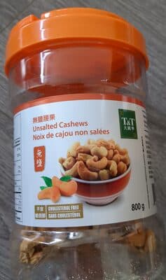 Unsalted Cashews