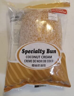 Coconut Cream Specialty Bun