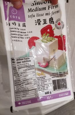 Smooth Medium Firm Tofu
