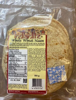 Indianlife, Whole Wheat Naan