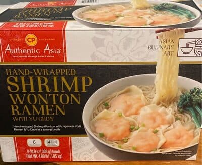 Hand-Wrapped Shrimp Wonton Ramen With Yu Choy
