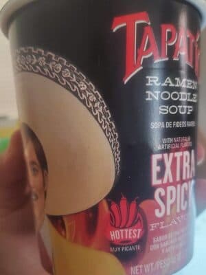 Extra Spicy Flavor Ramen Noodle Soup
