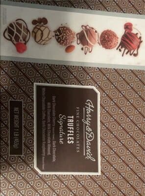 Signature chocolate truffles