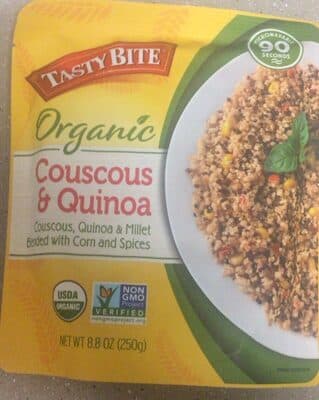 Organic Couscous & Quinoa & Millet Blended With Corn And Spices