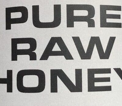 Pure raw honey