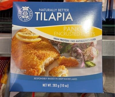 Panko Encrusted Tilapia Fillets