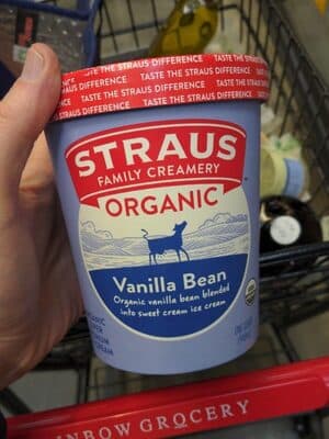 Vanilla Bean Organic Vanilla Bean Blended Into Sweet Cream Super Premium Ice Cream