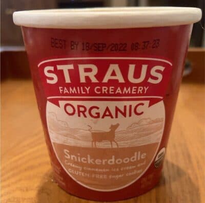 Organic Snickerdoodle Ice Cream