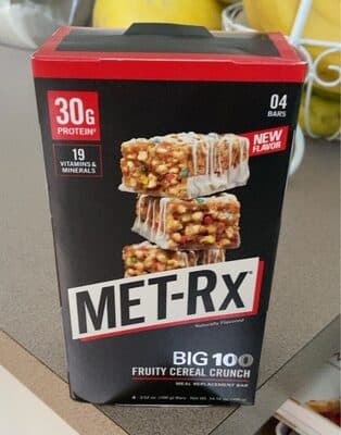 Fruity Cereal Crunch Flavored Meal Replacement Bars
