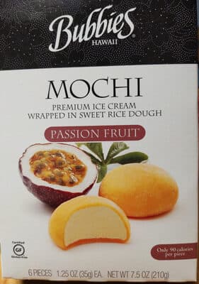 Mochi Premium Ice Cream, Passion Fruit