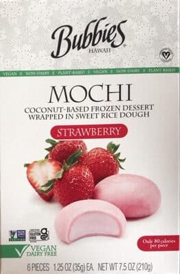 Strawberry Non Dairy Mochi