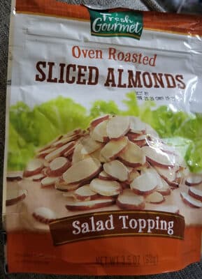 Fresh Gourmet, Oven Roasted Sliced Almonds