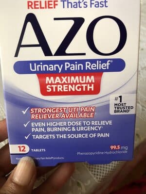 Azo Urinary Pain Relief Maximum Strength