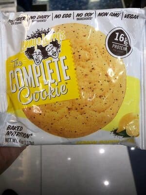 Lemon Poppy Seed Plant-Based Cookie