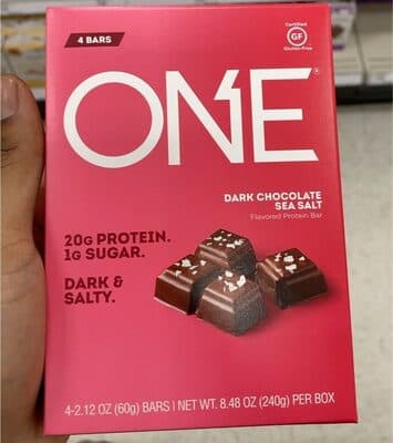 Dark Chocolate Sea Salt Flavored Protein Bars