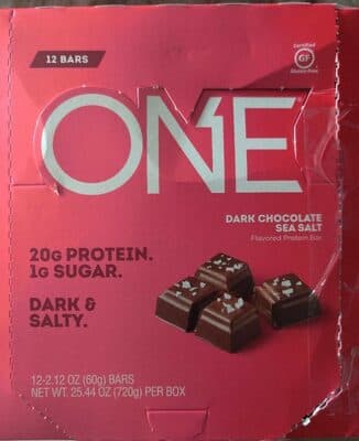 Dark Chocolate Sea Salt Flavored Protein Bars