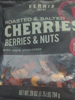 Roasted& Salted Cherries berries and nuts